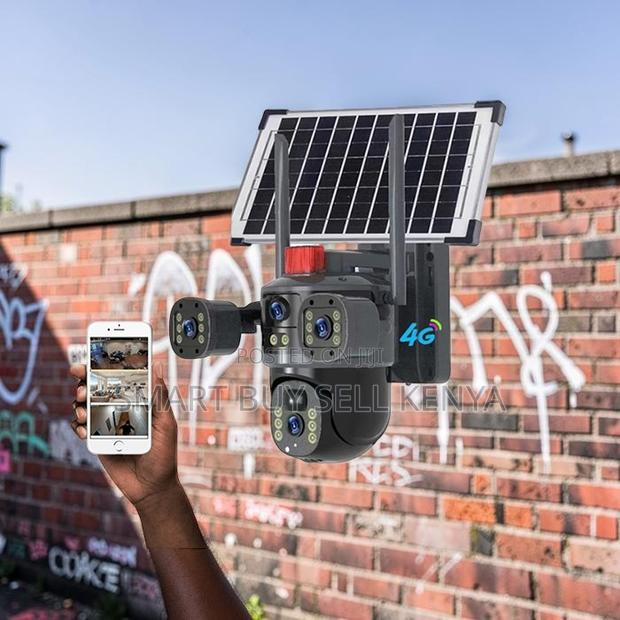 Improved Detail Recognition 20mp 4g PTZ Triple Lens Solar Camera - main view