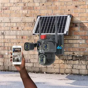 Enhanced Low-Light Performance 20mp 4g PTZ Triple Lens Solar Camera