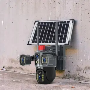 Complete 360 Rotation View 20mp Hd 4g PTZ Triple Lens Solar Camera