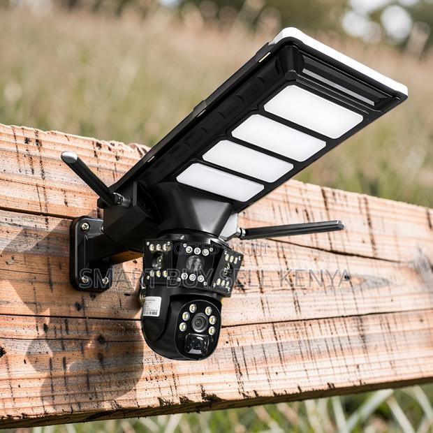 4g Video Playback Solar Camera With Security Led Solar Street Light