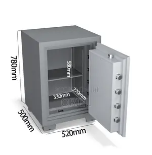 Fireproof Safe Box : 53kgs Diplomat Safe Box With Lock and Key