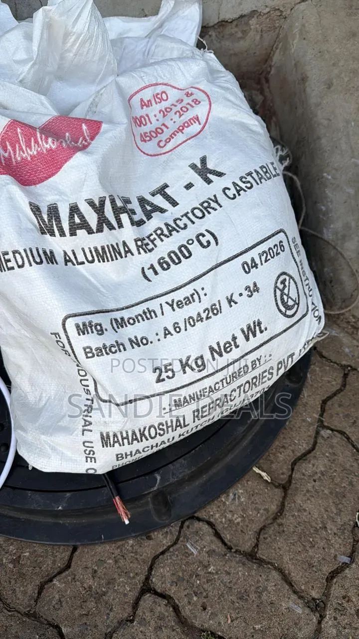 Refractory Maxheat K Cement