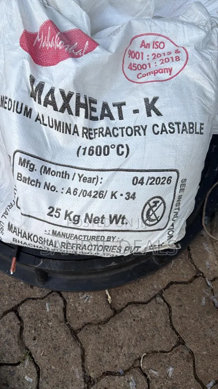 Refractory Maxheat K Cement
