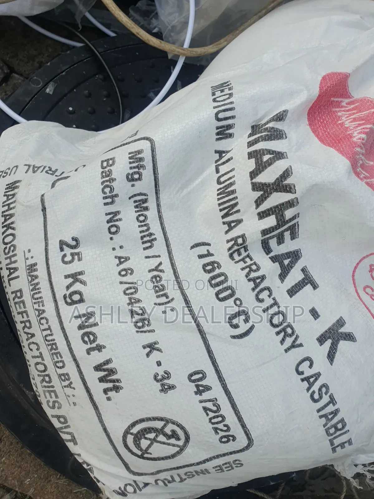 Maxheat K High Alumina Refractory Castable