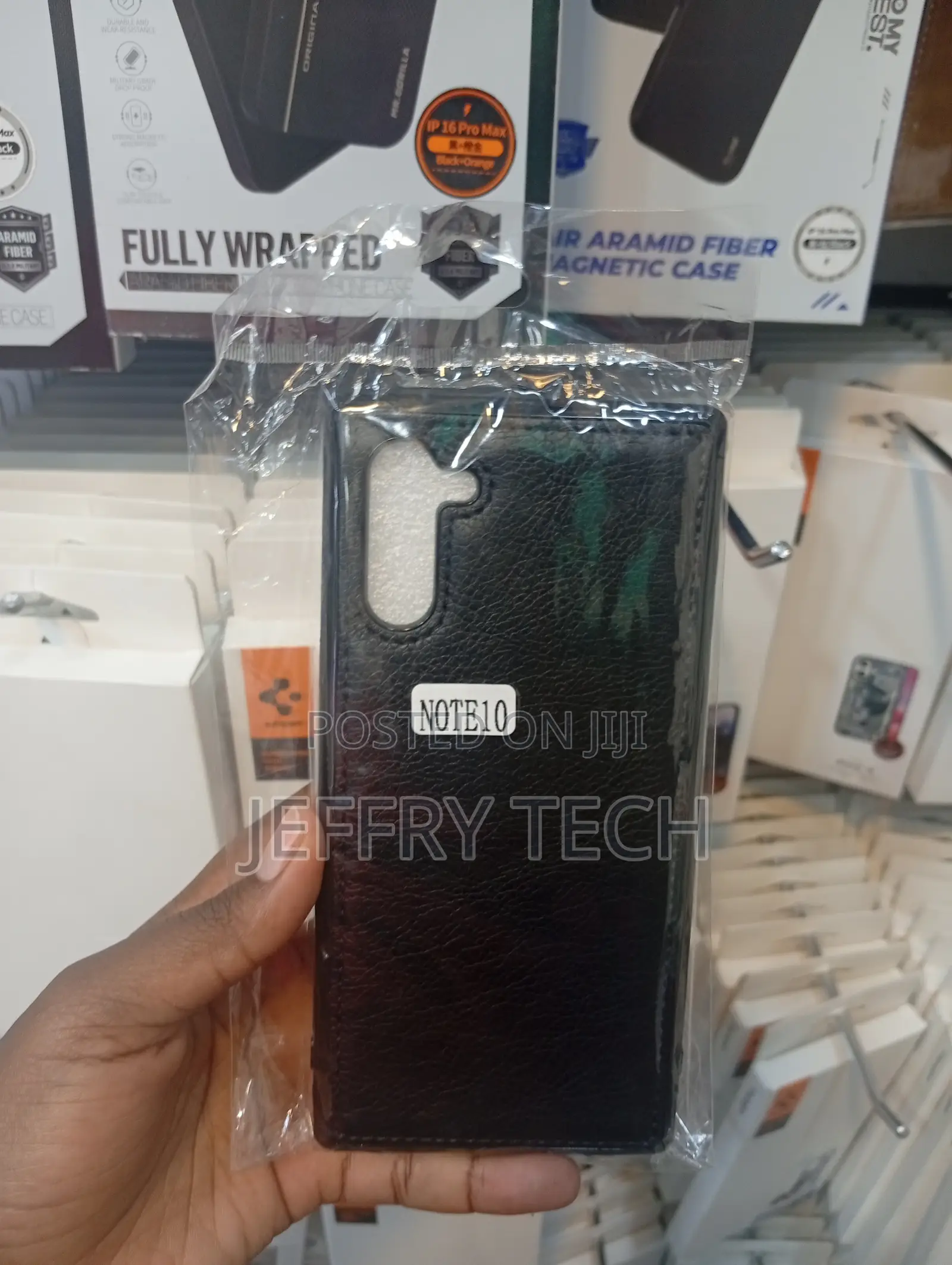 Samsung Galaxy Note 10 Black G-Case Business Series Pu Leather Case