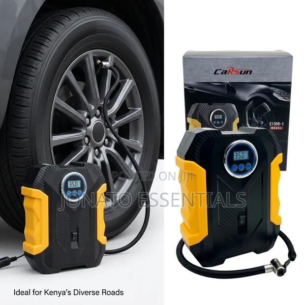 Carsun Portable Digital Car Tire Inflator Air Compressor Pump