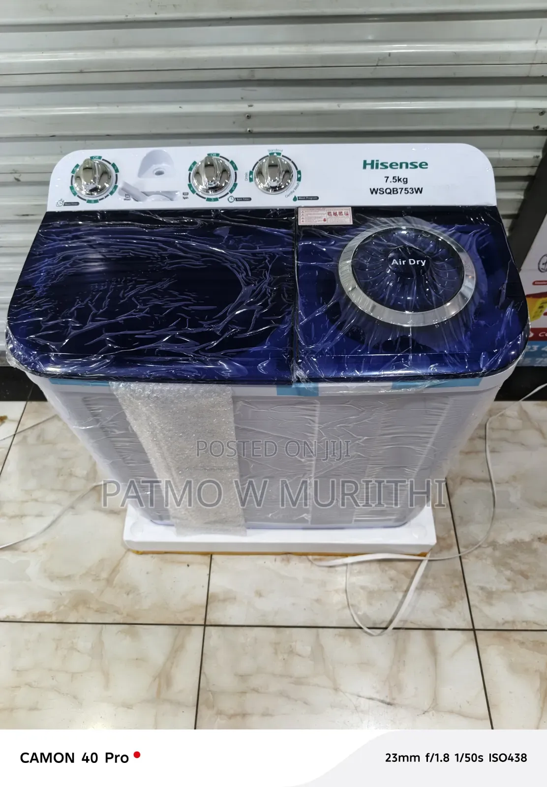 Hisense Washing Machine Top Load 7.5 Litres