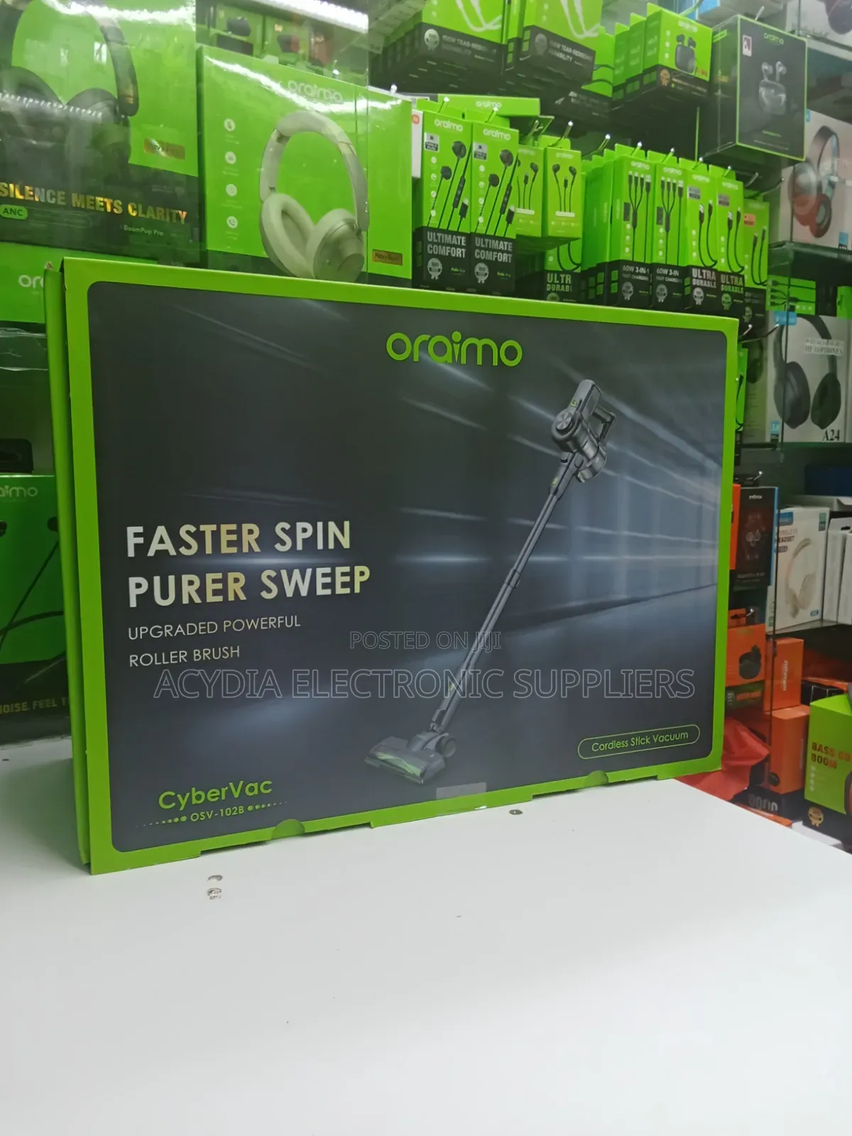Oraimo Cordless Stick Cybervac 180w Vacuum Cleaner