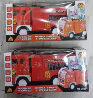 Kids Fire Truck Toy With Lights Sound