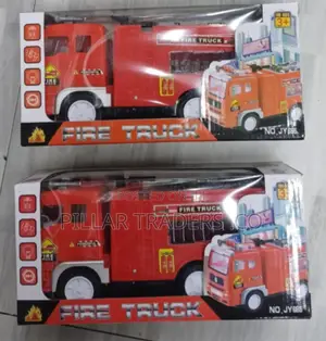 Kids Fire Truck Toy With Lights Sound