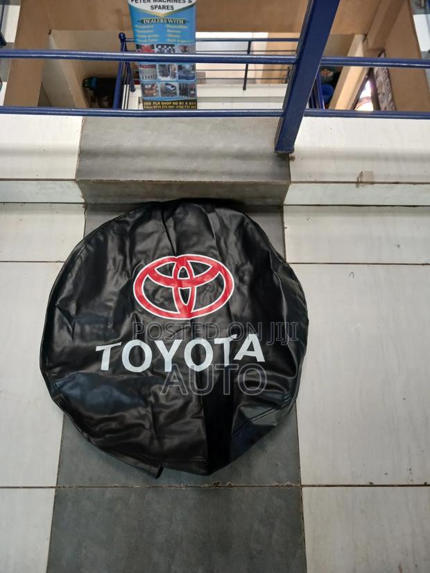 Branded Toyota Spare Wheel Cover | Waterproof Rear Tyre Cover