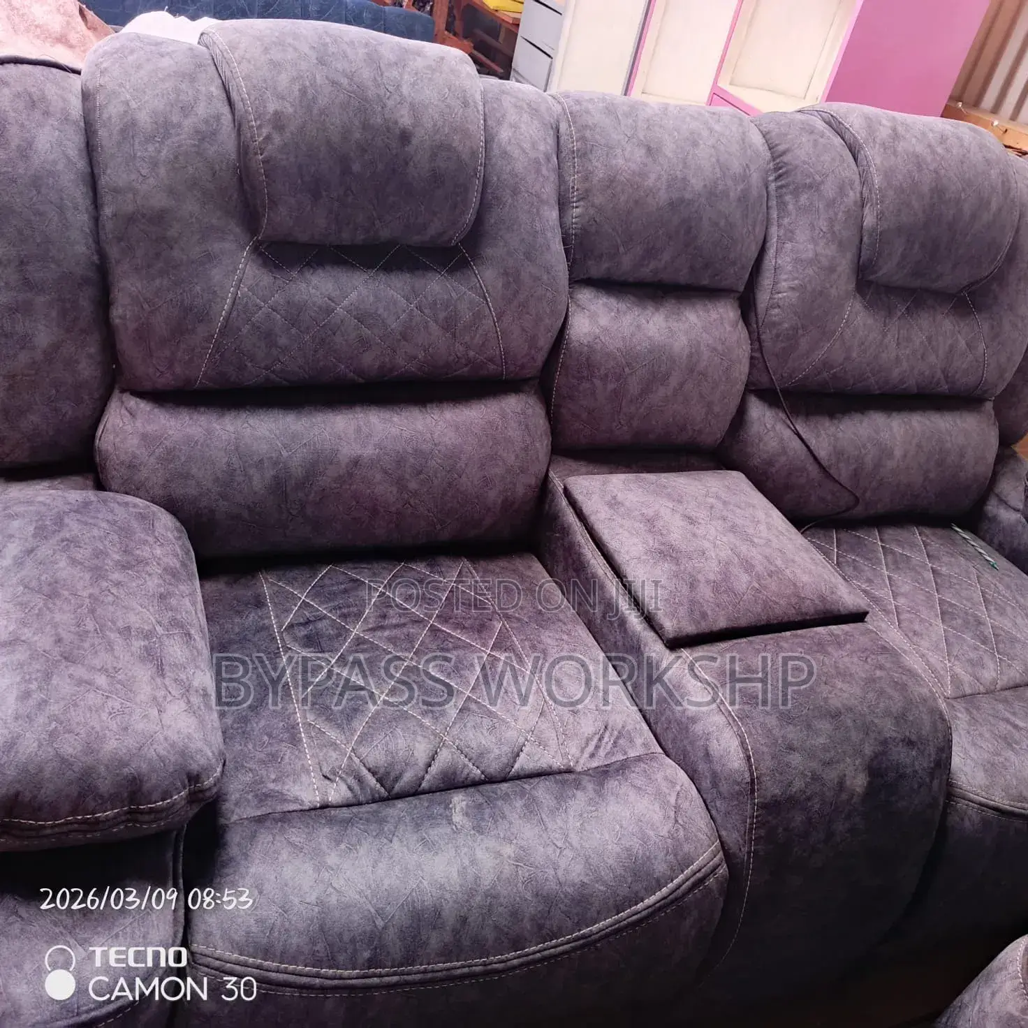 Luxurious Two Seater Sofa Set