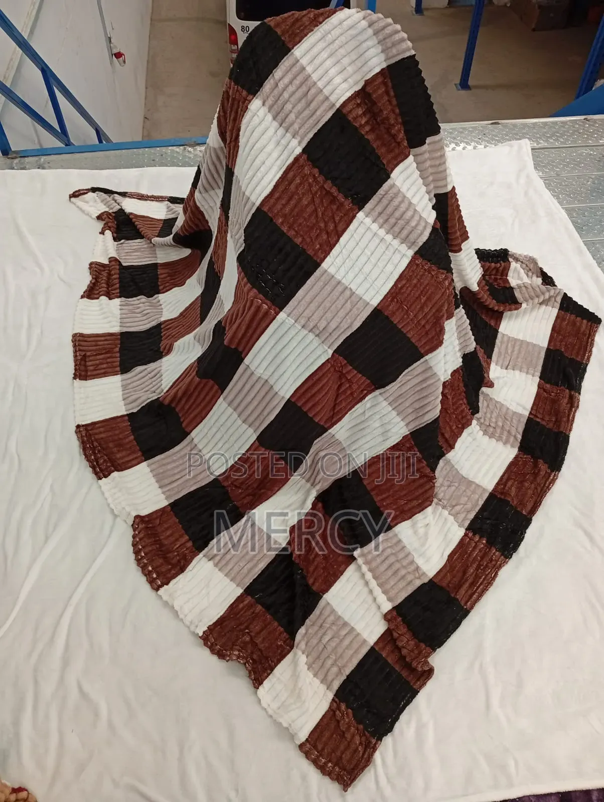 Sherman Multi Color Fleece Blanket