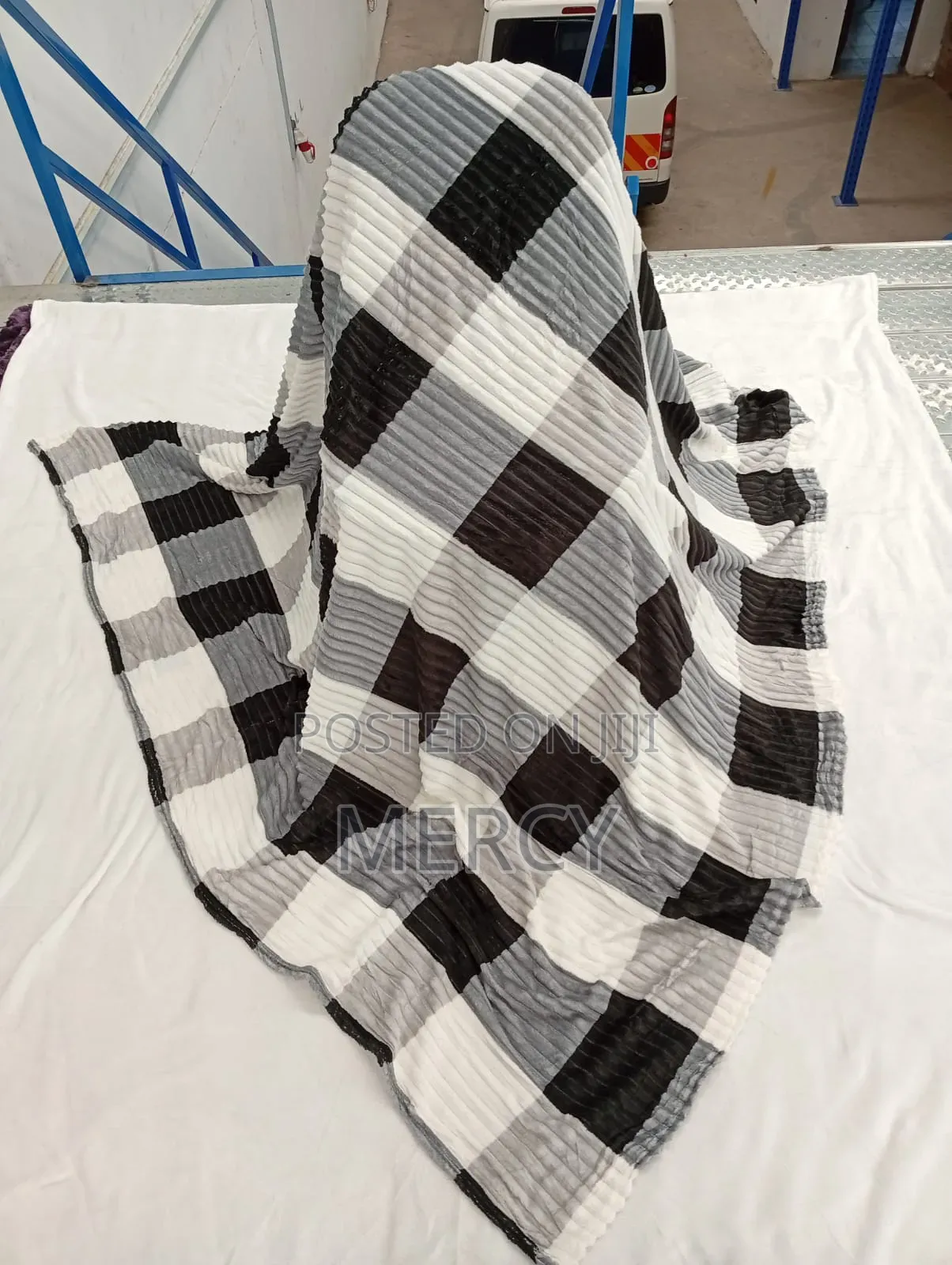 Sherman Multi Color Fleece Blanket