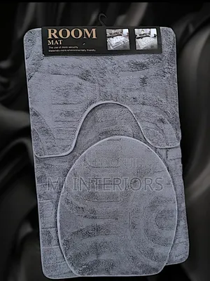 Elegant 3 PCS Toilet Carpet Set