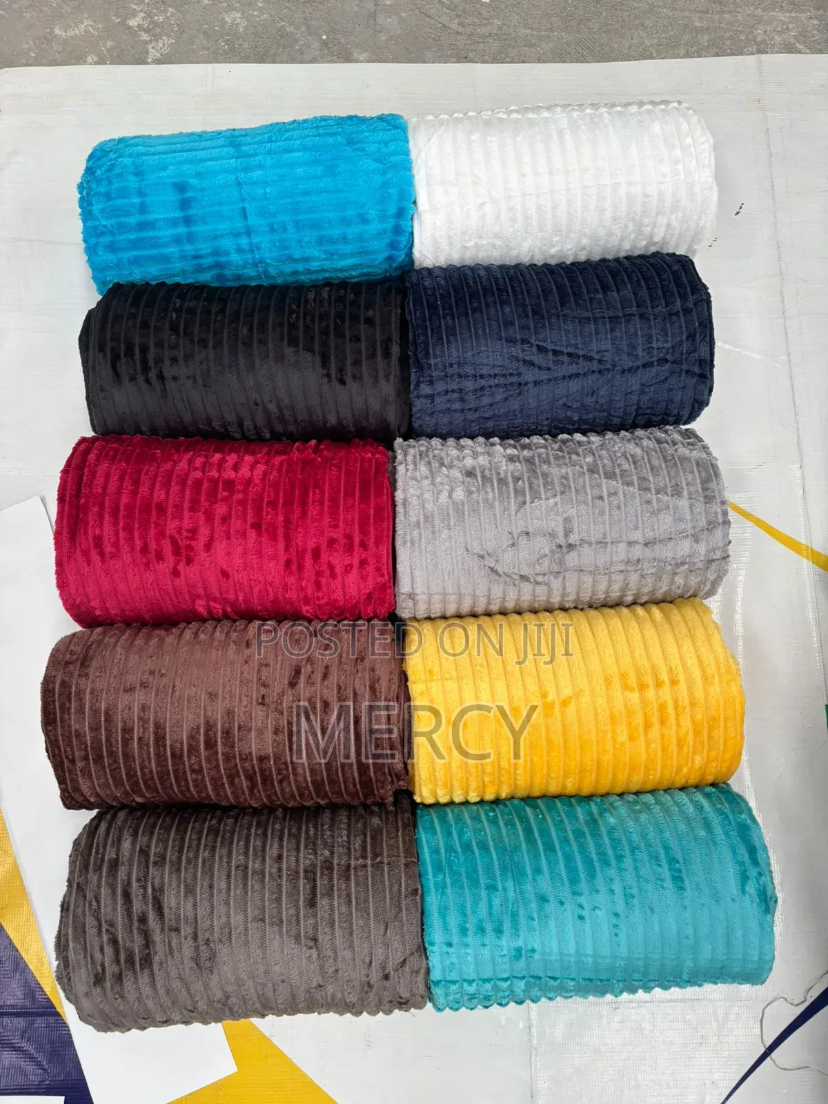 Sherman Multi Color Fleece Blanket
