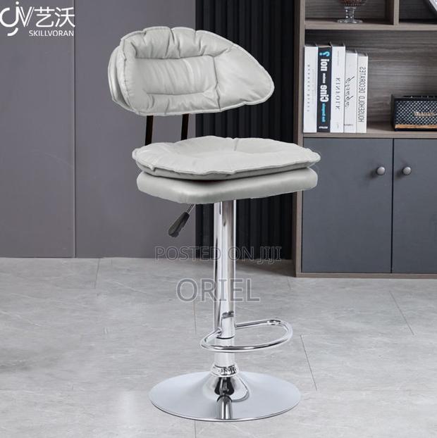 Barstools : Modern Metal Frame Barstool Lift Chair - thumbnail 7