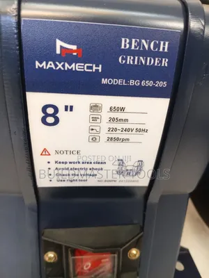 Maxmech 8-Inch Bench Grinder Model Bg 650-203