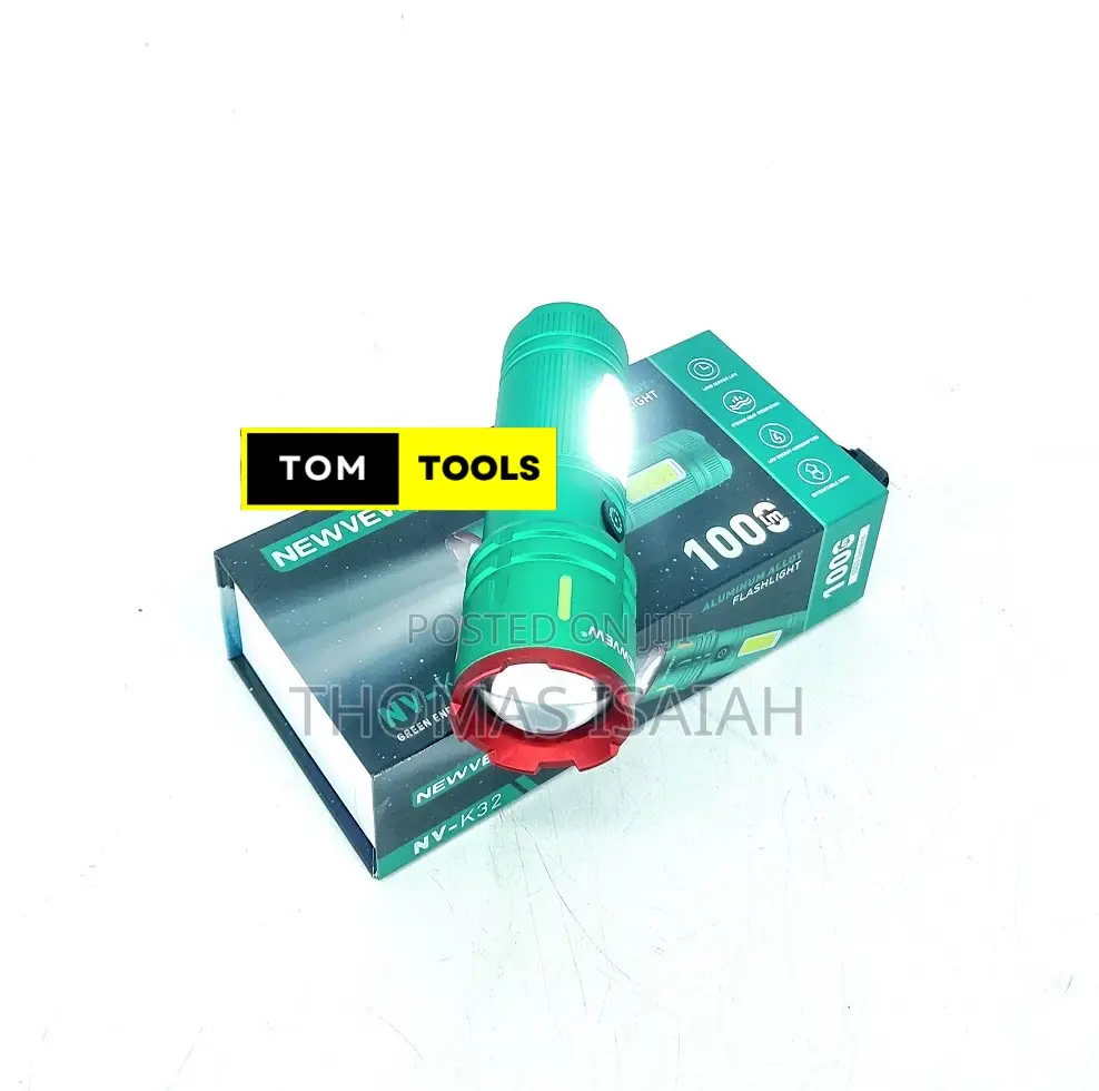 Nv- Super Bright 1000 Lumen Aluminum Alloy Led Torch 4500mah