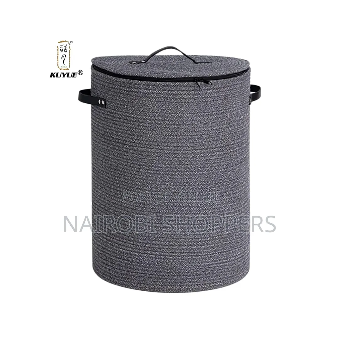 Laundry Basket/ Grey Laundry Basket