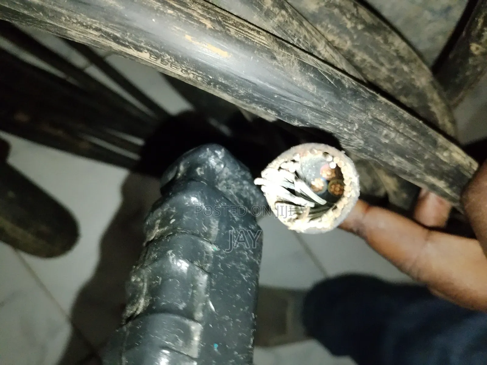 20 Meters 10mm 3-Core Armoured Cable