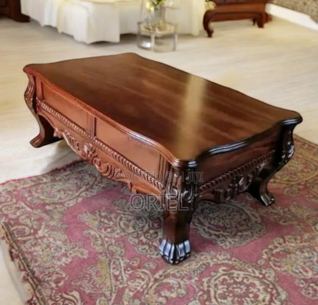 Coffee Tables : Rectangular Mahogany Office Coffee Table - thumbnail 3