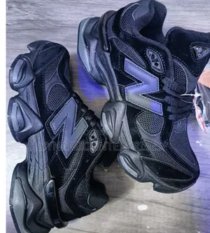 New Balance 9060 All Black Shoes 36-41 43-45
