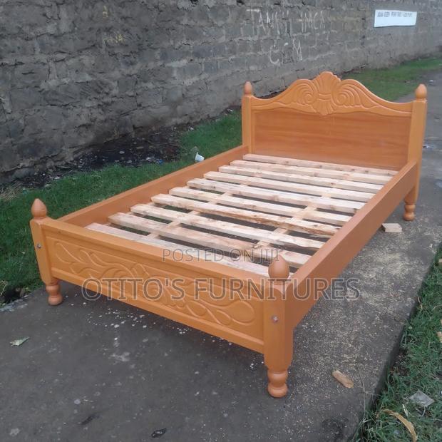 Brown Board Bed - main view