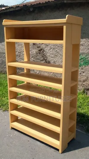 Brown Shoe Rack