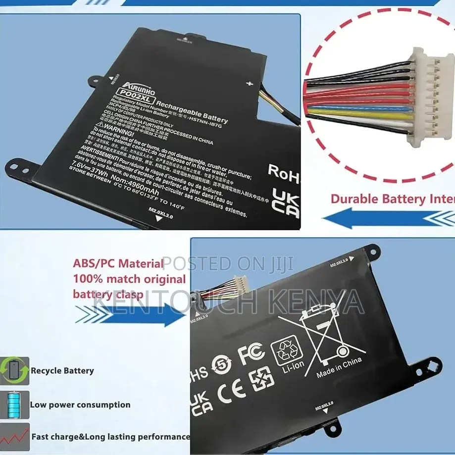 Hp Po02xl Battery For Stream 11-r Series
