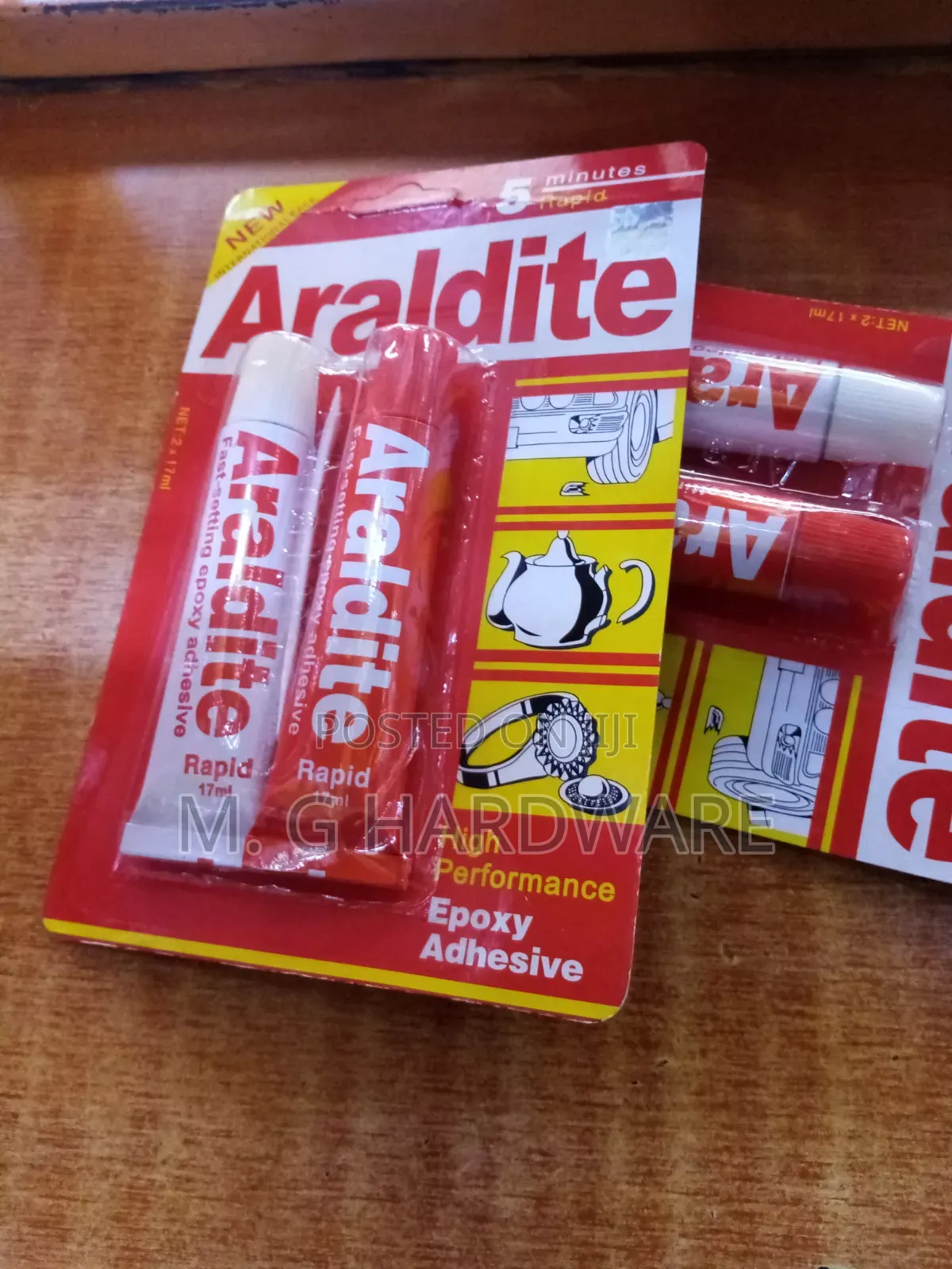 Araldite Epoxy Adhesive.