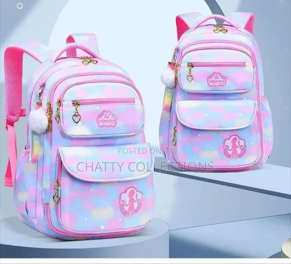 Cloud Blue Top Quality Girls School Bags