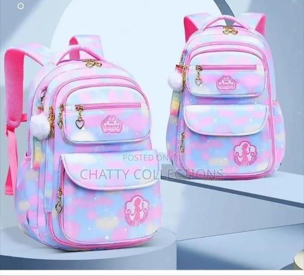 Cloud Blue Top Quality Girls School Bags - thumbnail 2