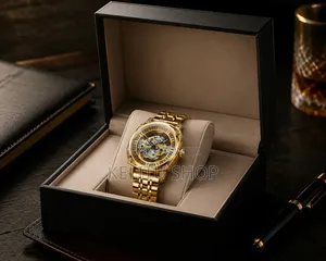 Gents Skeleton Dial Watch