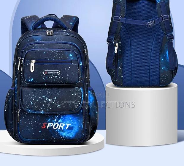 Starry Blue Top Quality Boys School Bags