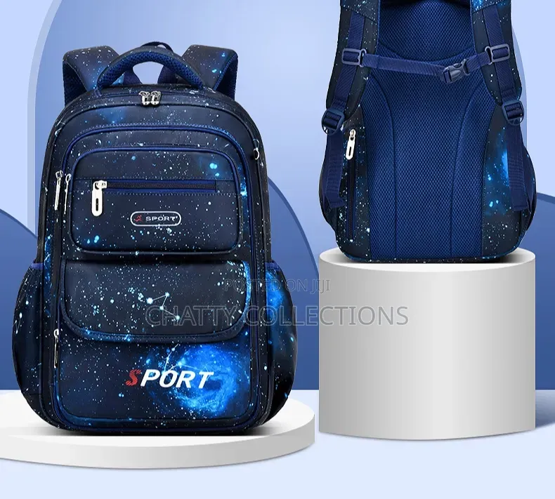 Starry Blue Top Quality Boys School Bags