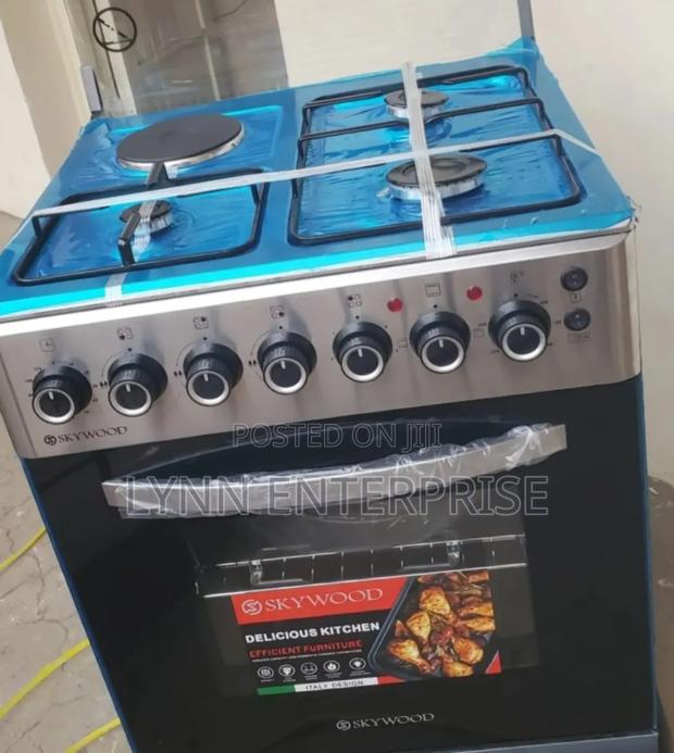 50*55 Skywood 3+1 Standing Cooker With Electric Oven ,Timer,Light