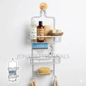 Aluminum Shower Caddy Bathroom Organizer Rack 3-Tier Shower Organizer