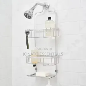 Aluminum Shower Caddy Bathroom Organizer Rack 3-Tier Shower Organizer