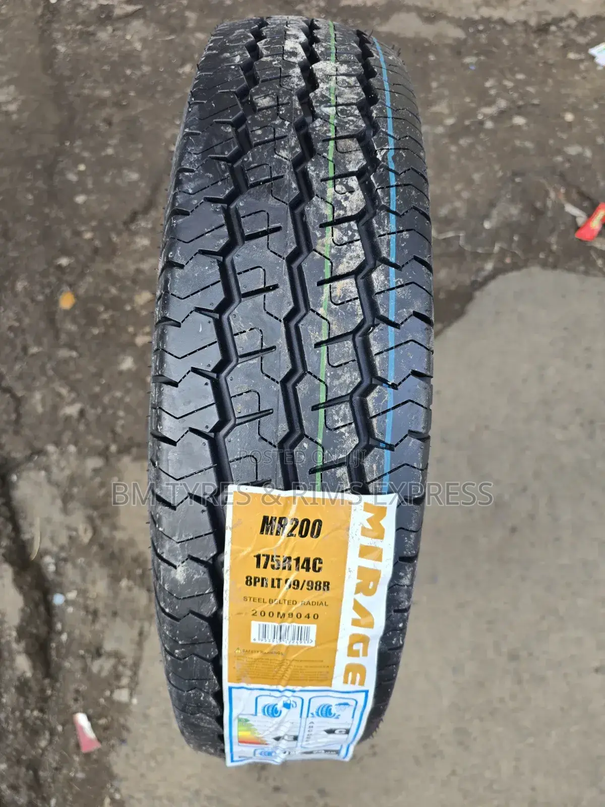 175 R14 Mirage Tires (Commercial)
