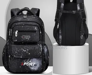 Starry Black Top Quality Boys School Bags