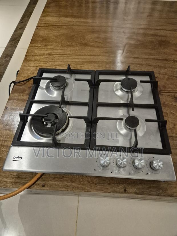 Beko 4 Burner (60cm) Stainless Steel Inbuilt Cooker Top