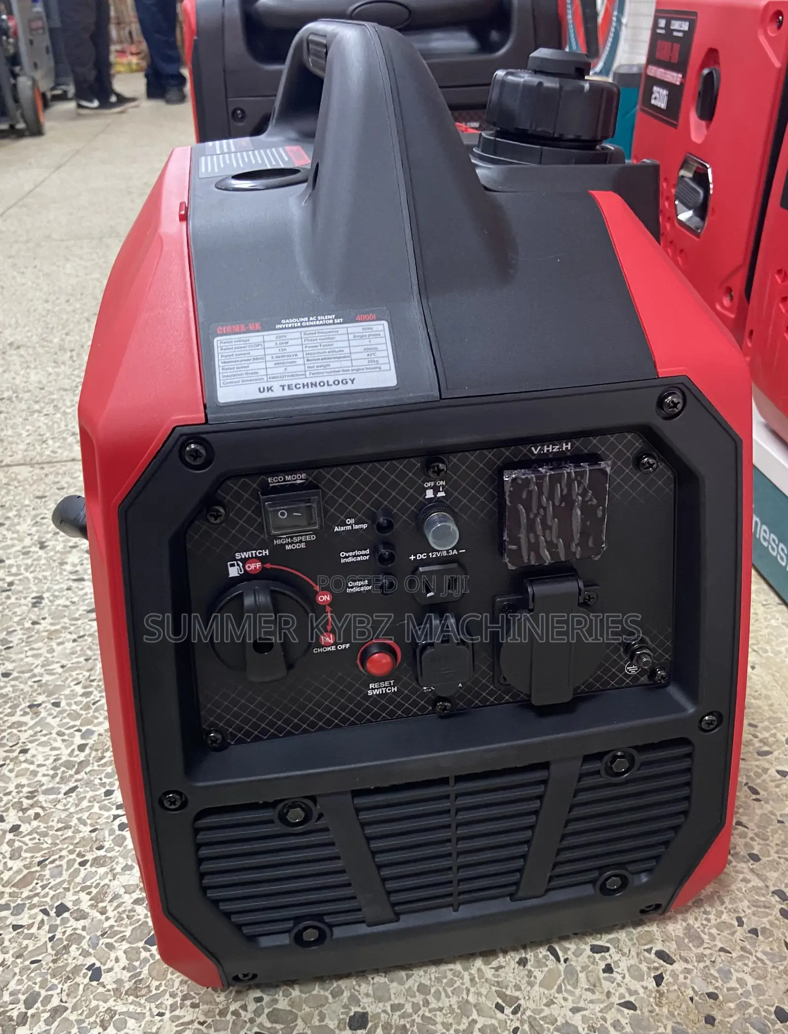 Cigma-Uk 4000i Silent Inverter Generator 5kva