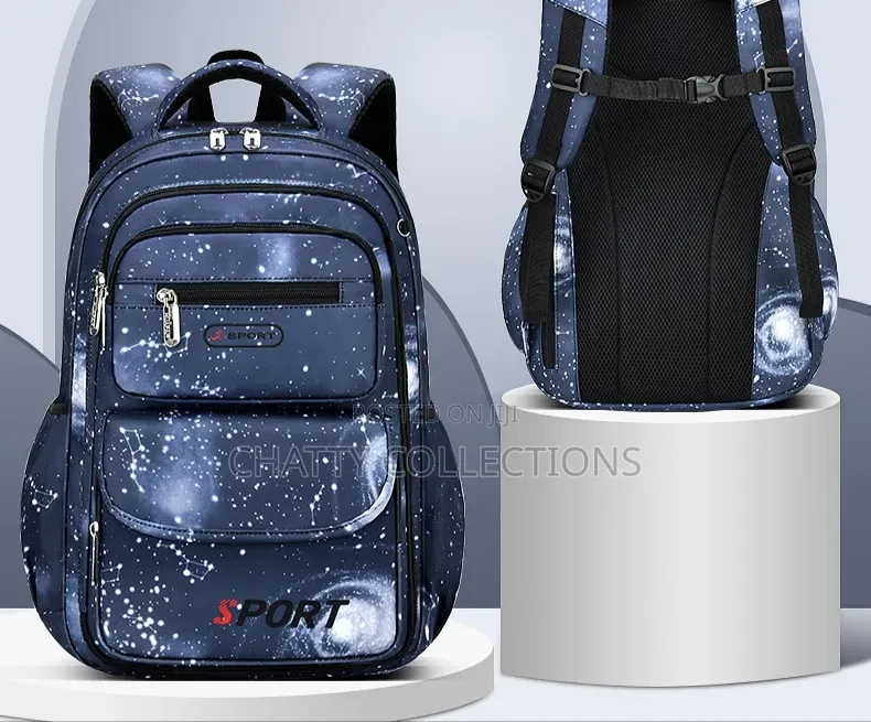 Starry Gray Top Quality Boys School Bags