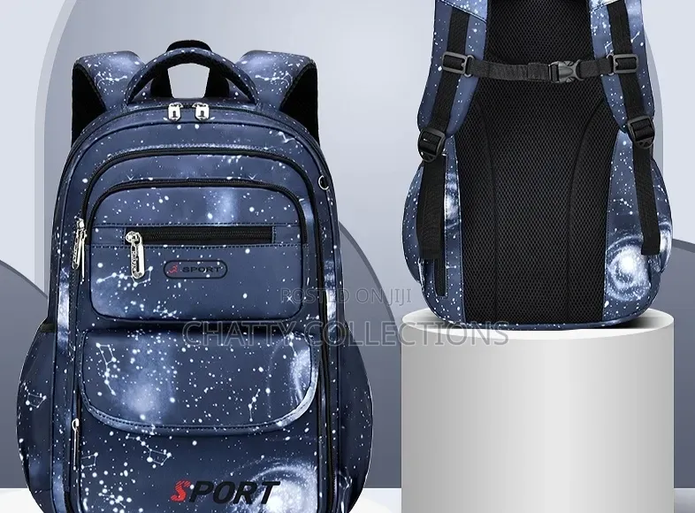 Starry Gray Top Quality Boys School Bags
