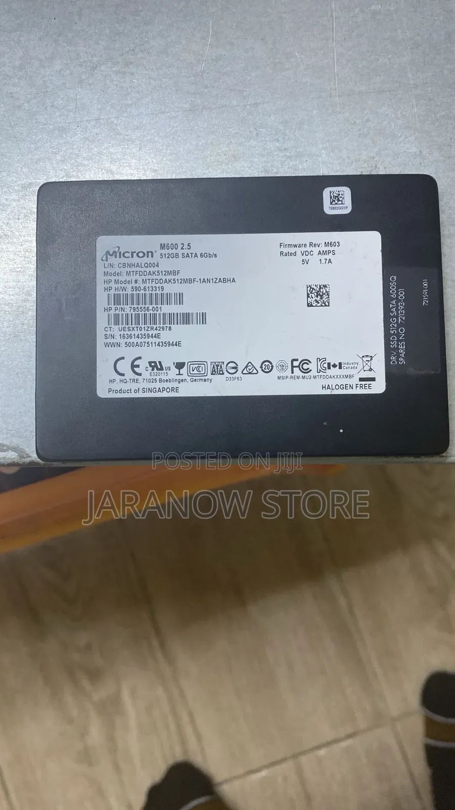 Micron SSD 512gb