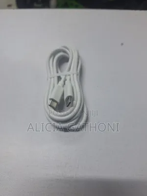 Type C To C Macbook Cable White
