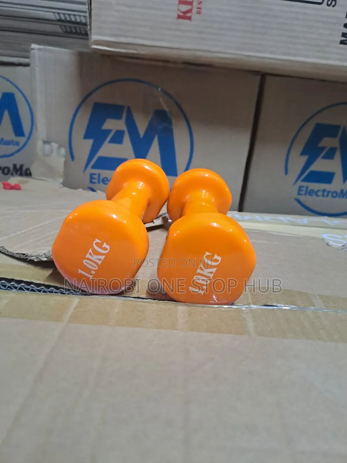Neoprene 1kg Coated Dumbbell