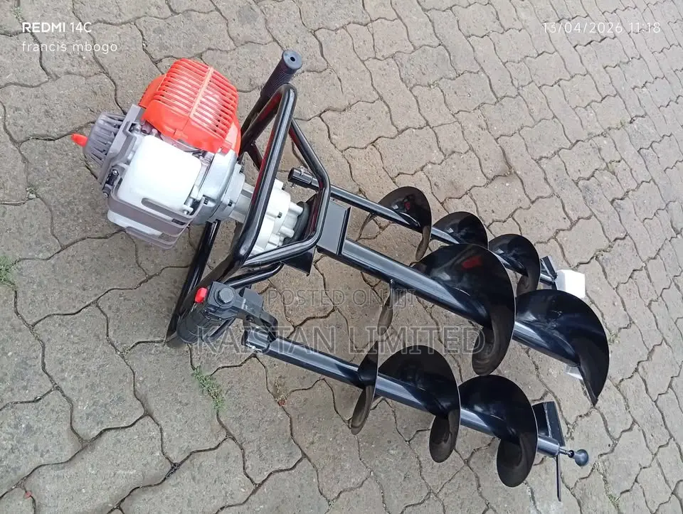 Hawk King Earth Auger Machine With 3 Auger Bits for Farming Fencing