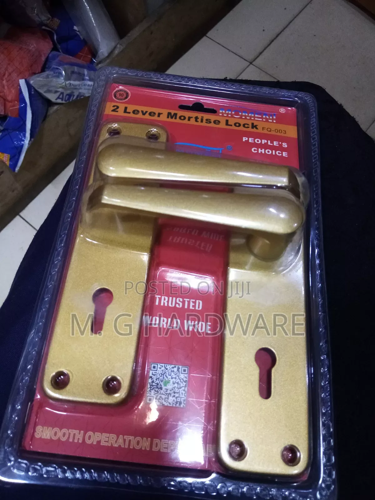 Gold Mortise Lock